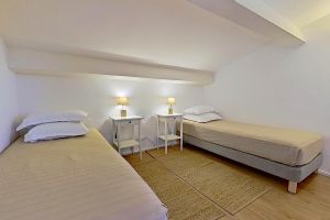 Chambre double dans location Villa F2M à Santa Giulia Porto-Vecchio