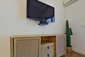 Chambre principale dans location Villa F3 à Santa Giulia Porto-Vecchio